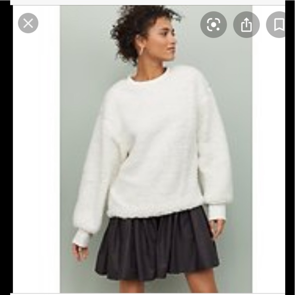 H&M Faux Shearling  Sweater